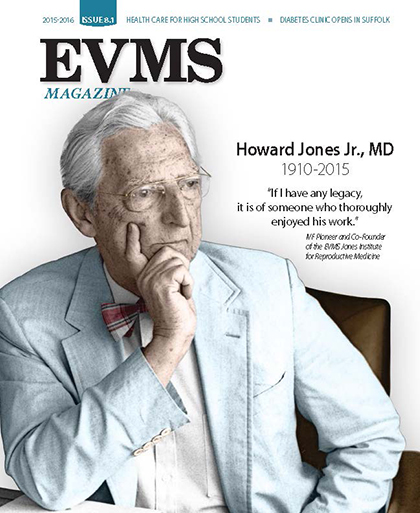 EVMS Magazine - 8.1 - 2015/2016 - Howard Jones Jr., MD - 1910-2015