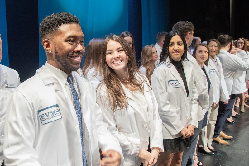 Students at the PA White Coat Ceremony