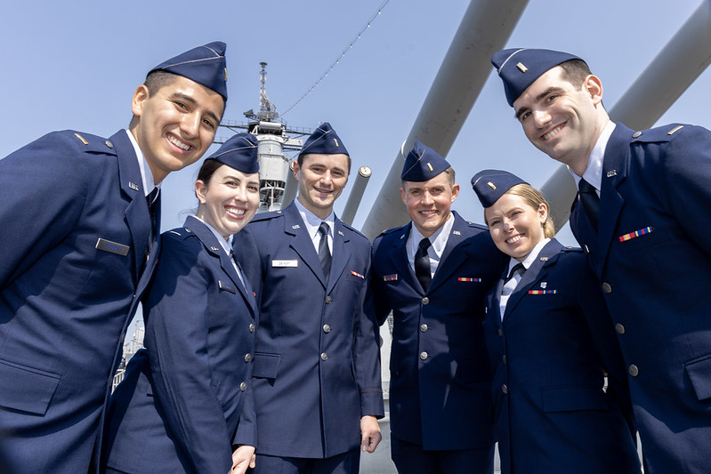 navy students on military ship