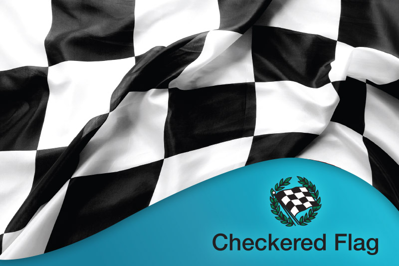 Checkered Flag and logo