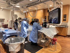Live Procedure in the Cath Lab