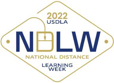 National Distance Learning Week 2022 Logo