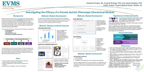 Screenshot of Alexandra Alvarez's Educational Scholarship Day presentation