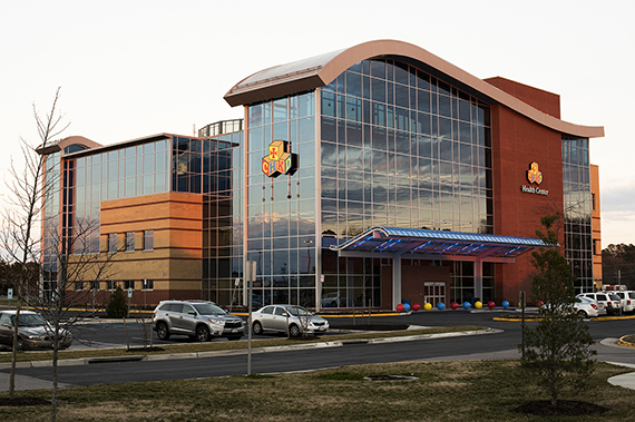 A view of the CHKD Health Center and Urgent Care at Landstown in Virginia Beach, Virginia.