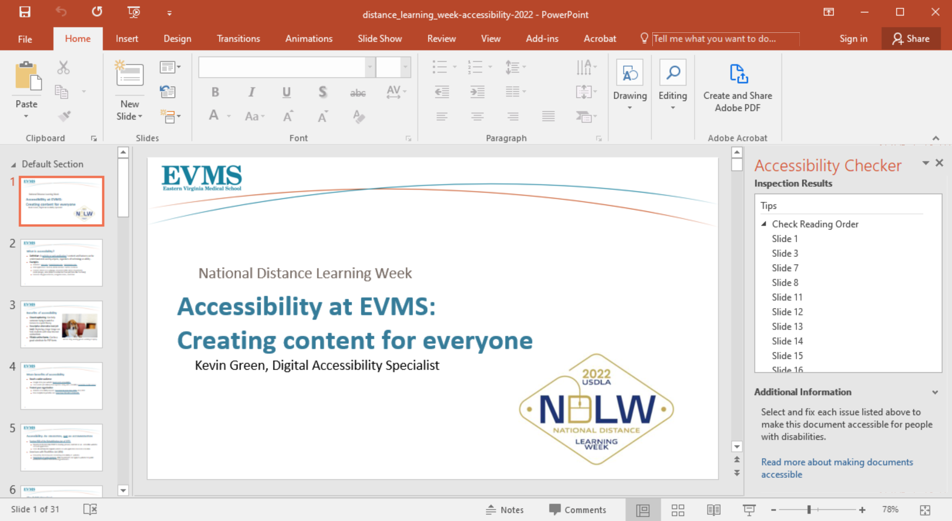 Screenshot of a Microsoft PowerPoint presentation