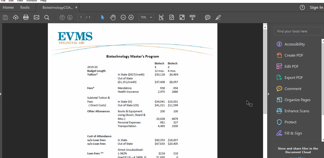 A user checks a PDF for accessibility using Adobe Acrobat Pro.