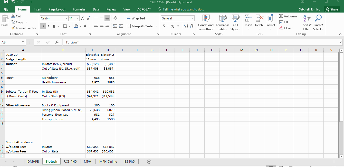 A user copies data from an Excel spreadsheet and pastes it into a Word document.