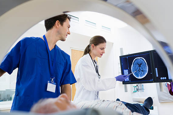 Residents work with MRI and conduct biopsies in our training.