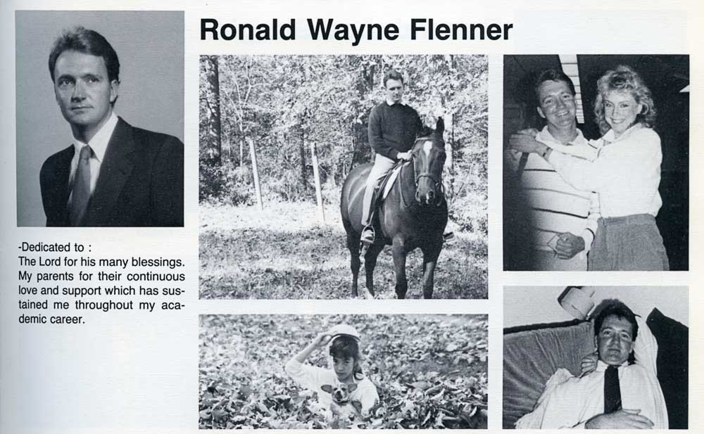 A page from the EVMS 1989 yearbook.