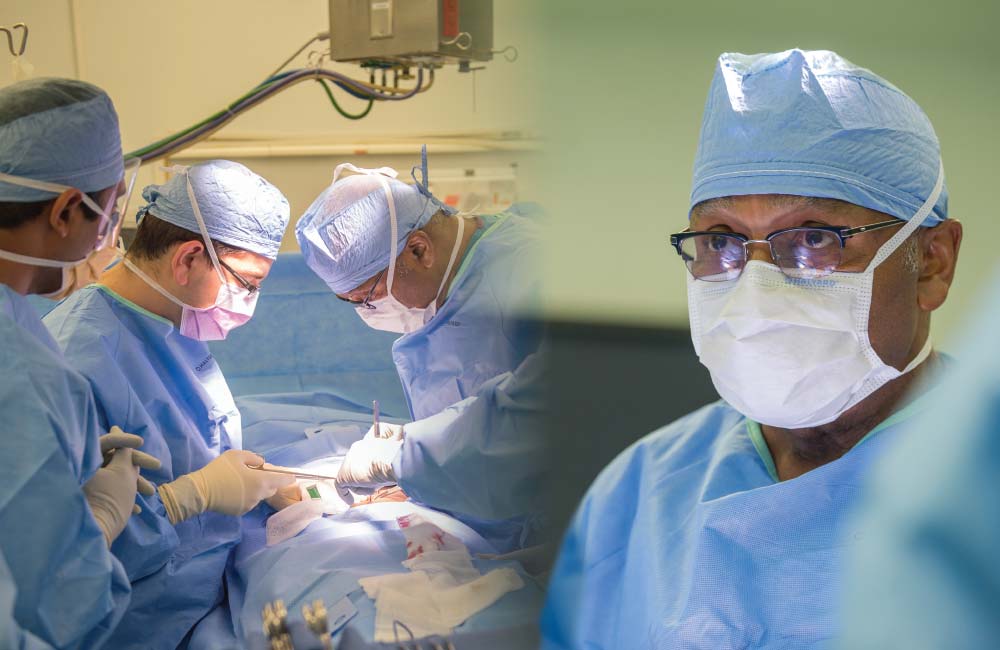 Dr. Britt in surgery