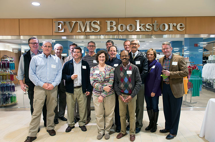 Members of the Class of 1985 gathered to celebrate the EVMS Alumni Weekend POETS Reception.