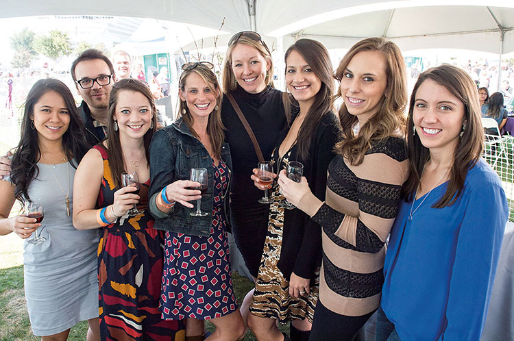 Alumni Weekend saw EVMS OB-GYN residents gather at the EVMS Alumni Chalet at the Town Point Virginia Wine Festival.