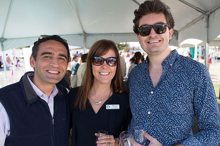 Alumni Weekend saw EVMS OB-GYN residents gather at the EVMS Alumni Chalet at the Town Point Virginia Wine Festival.