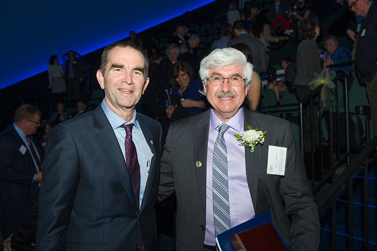 Dr. Jerry Nadler and Lt. Gov. Ralph Northam.