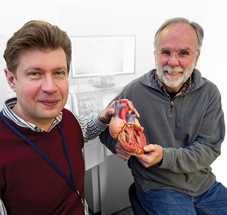 Vitold Galkin, PhD and Howard White, PhD of EVMS Physiological Sciences
